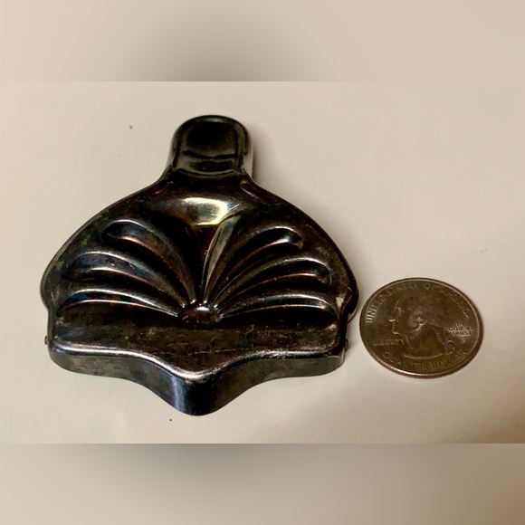 Mid Century Vintage Silver Plated Hinged Citrus Lemon Wedge Squeezer Press - Picture 2 of 12